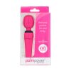 Palmpower Groove Rechargeable Silicone Mini Wand Massager Fuchsia
