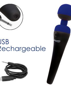 Palmpower Massager Usb Rechargeable Blue