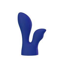 Palmpower Palmsensual Attachments 2-Piece Silicone Massager Heads Blue