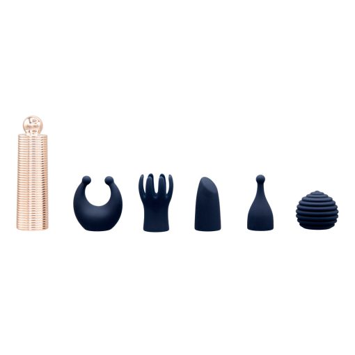 Pillow Talk Secrets Desires 6-Piece Silicone Mini Massager Set Navy - Image 6