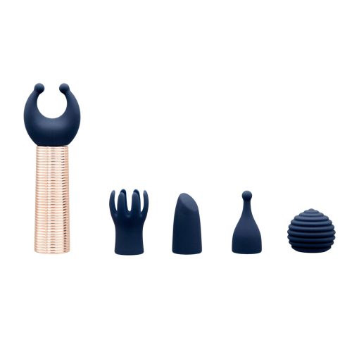 Pillow Talk Secrets Desires 6-Piece Silicone Mini Massager Set Navy - Image 9