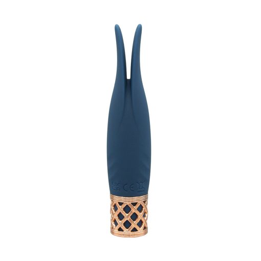 Pillow Talk Secrets Playful Rechargeable Silicone Clitoral Vibrator Navy - Image 5