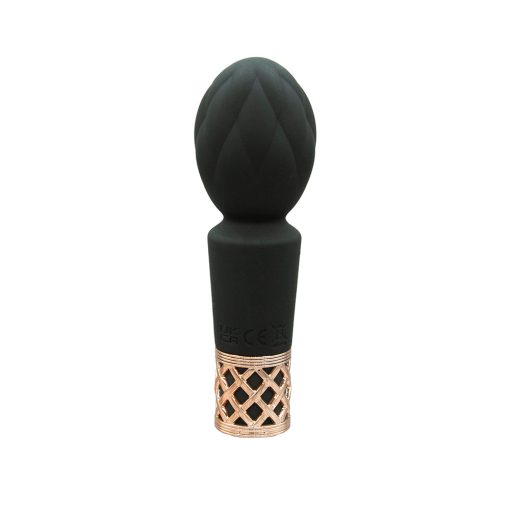 Pillow Talk Secrets Pleasure Rechargeable Clitoral Vibrator Wand Black - Image 5