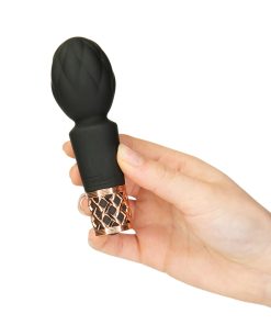 Pillow Talk Secrets Pleasure Rechargeable Clitoral Vibrator Wand Black