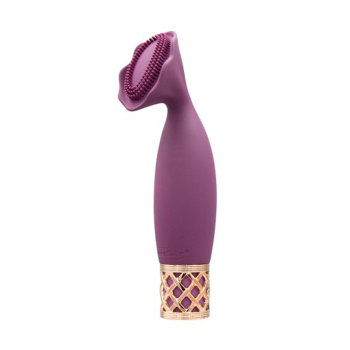 Pillow Talk Secrets Passion Rechargeable Silicone Clitoral Vibrator Wine - Image 4