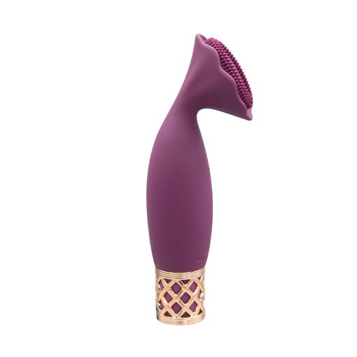 Pillow Talk Secrets Passion Rechargeable Silicone Clitoral Vibrator Wine - Image 5