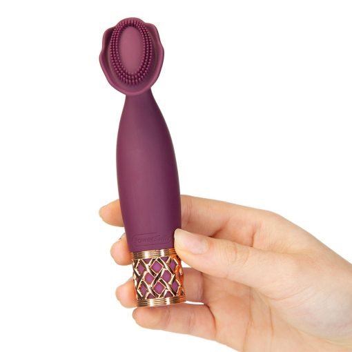 Pillow Talk Secrets Passion Rechargeable Silicone Clitoral Vibrator Wine - Image 7