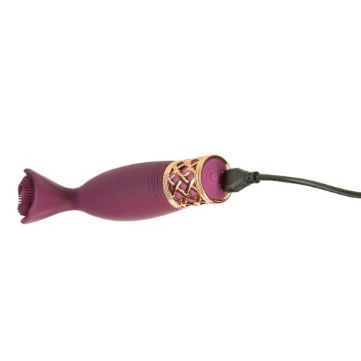 Pillow Talk Secrets Passion Rechargeable Silicone Clitoral Vibrator Wine - Image 8