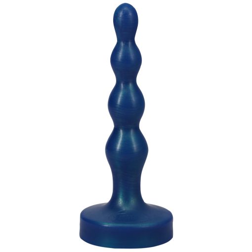 Tantus Ripple Small 8 In. Anal Beads Dildo Firm Malachite - Image 3