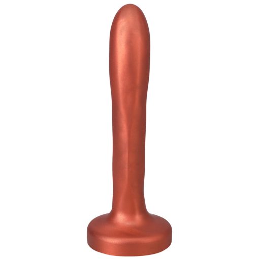 Tantus Charmer 8 In. G-Spot Dildo Firm Copper - Image 6