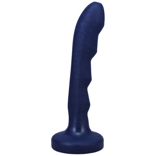Tantus Charmer 8 In. G-Spot Dildo Sapphire - Image 6