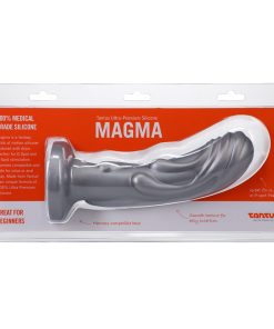 Tantus Magma 7 In. Fantasy Dildo Medium-Firm Silver