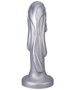 Tantus Magma 7 In. Fantasy Dildo Medium-Firm Silver