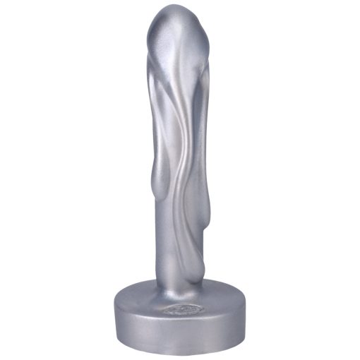 Tantus Mini Magma 5 In. Fantasy Dildo Firm Silver - Image 4