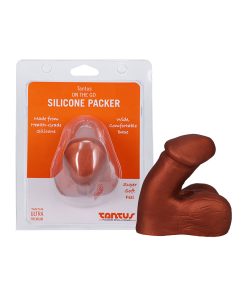 Tantus On The Go Silicone Packer Super Soft Copper