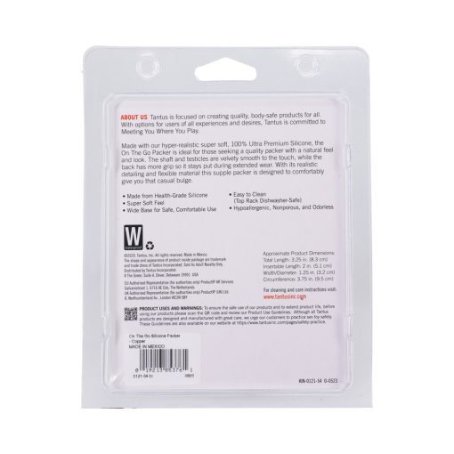Tantus On The Go Silicone Packer Super Soft Copper - Image 7