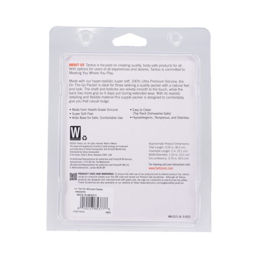 Tantus On The Go Silicone Packer Super Soft Malachite - Image 7