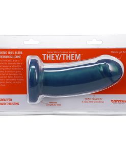 Tantus They/Them 5.5 In. Dildo Soft Malachite