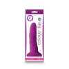 Colours Pleasures Thin 5 In. Dildo Purple