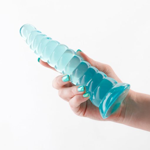 Fantasia Nymph Jelly Dildo Teal - Image 3