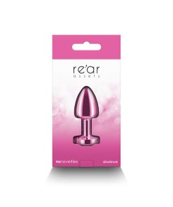 Rear Assets Petite Metal Anal Plug Pink