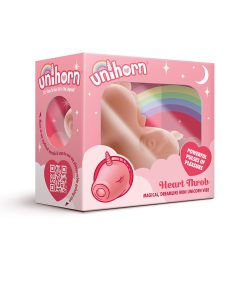 Unihorn Heart Throb Pulsing Vibrator Pink