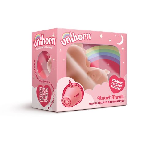 Unihorn Heart Throb Pulsing Vibrator Pink - Image 4