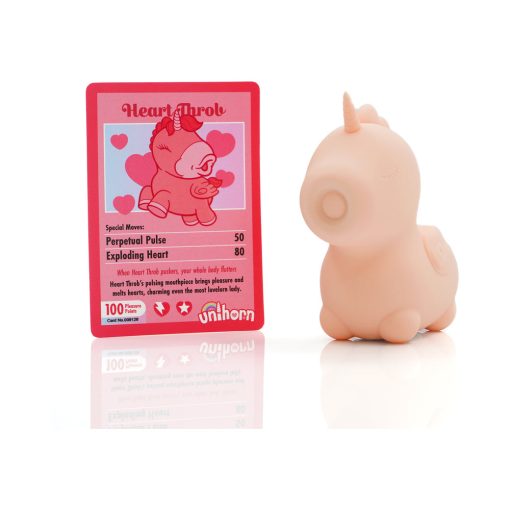 Unihorn Heart Throb Pulsing Vibrator Pink - Image 5