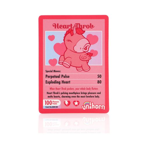 Unihorn Heart Throb Pulsing Vibrator Pink - Image 6