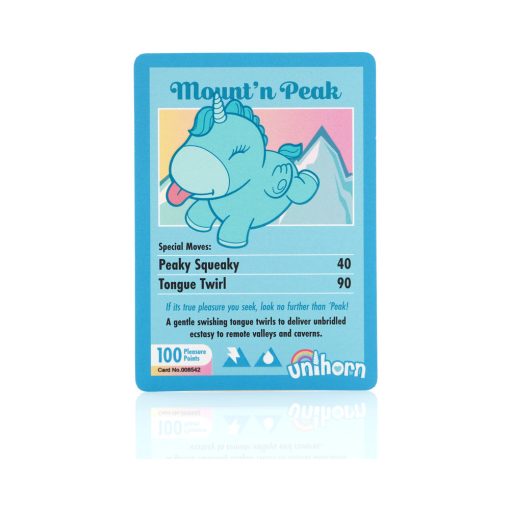 Unihorn Mount'N Peak Pointed Flicking Tongue Vibrator Blue - Image 6
