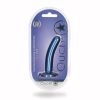 Ouch! Smooth Silicone 5 In. G-Spot Dildo Metallic Blue