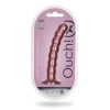 Ouch! Beaded Silicone 6.5 In. G-Spot Dildo Rose Gold