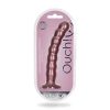 Shots Ouch! Beaded Silicone 8 In. G-Spot Dildo Rose Gold