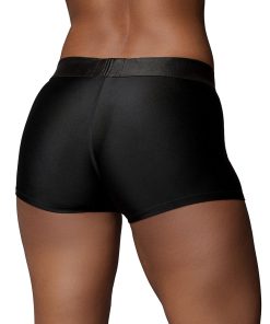 Ouch! Vibrating Strap-On Boxer Black M/L