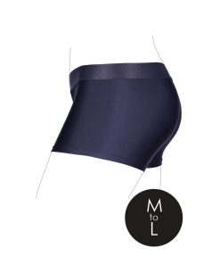Ouch! Vibrating Strap-On Boxer Black M/L