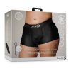 Ouch! Vibrating Strap-On Boxer Black Xl/2Xl