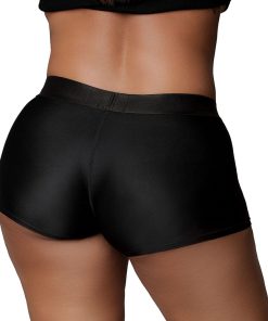 Ouch! Vibrating Strap-On Boxer Black Xl/2Xl