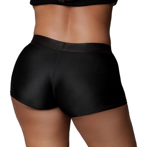Ouch! Vibrating Strap-On Boxer Black Xl/2Xl - Image 3