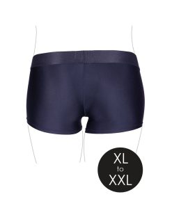 Ouch! Vibrating Strap-On Boxer Black Xl/2Xl