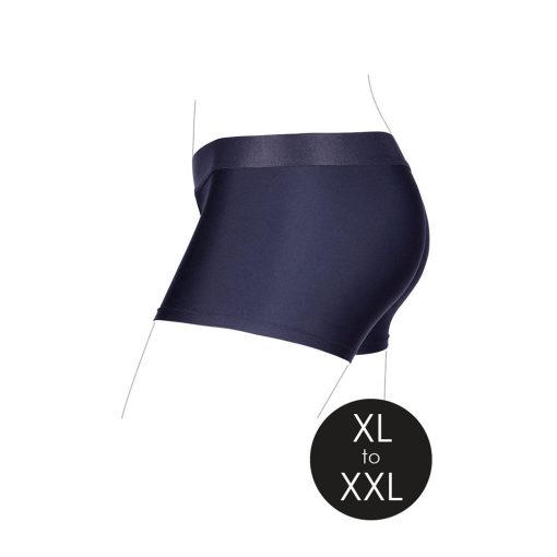 Ouch! Vibrating Strap-On Boxer Black Xl/2Xl - Image 7