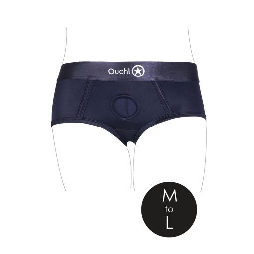 Ouch! Vibrating Strap-On Brief Black M/L - Image 5