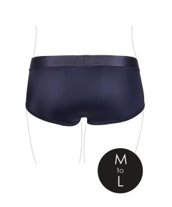 Ouch! Vibrating Strap-On Brief Black M/L