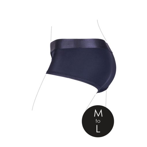 Ouch! Vibrating Strap-On Brief Black M/L - Image 7