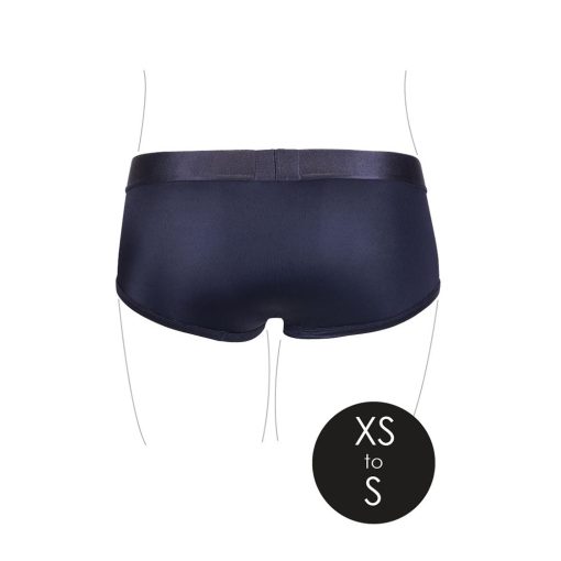 Ouch! Vibrating Strap-On Brief Black Xs/S - Image 6