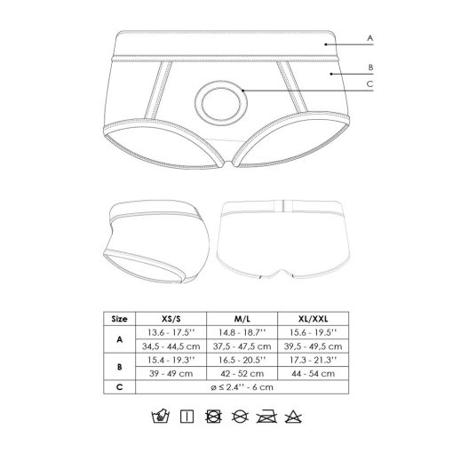 Ouch! Vibrating Strap-On Brief Black Xs/S - Image 10
