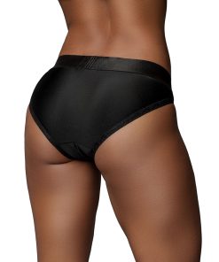 Ouch! Vibrating Strap-On Hipster Black M/L