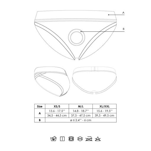 Ouch! Vibrating Strap-On Hipster Black M/L - Image 10