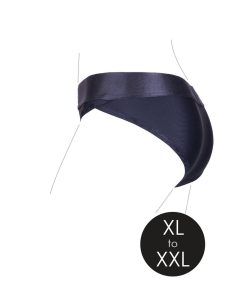 Ouch! Vibrating Strap-On Hipster Black Xl/2Xl