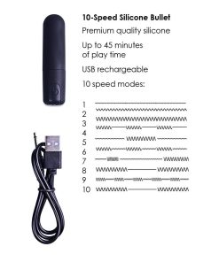 Ouch! Vibrating Strap-On Hipster Black Xl/2Xl