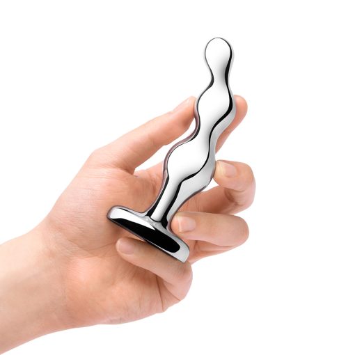B-Vibe Stainless Steel Anal Beads - Image 7